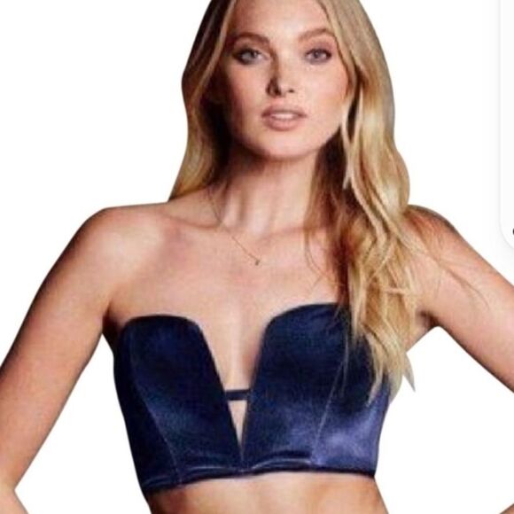 Victoria's Secret Blue Angel Collection Bustier & High rise Panty Set NWOT - Picture 3 of 11